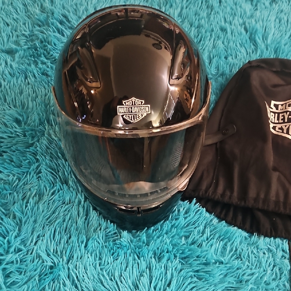 Harley-Davidson Black Full-Face Helmet with Clear Visor